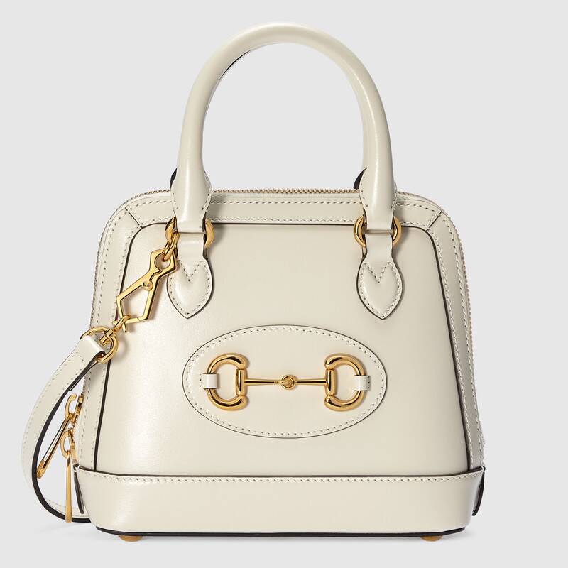 Gucci Horsebit 1955 Mini Top Handle Bag Shoulder Bag 640716 White